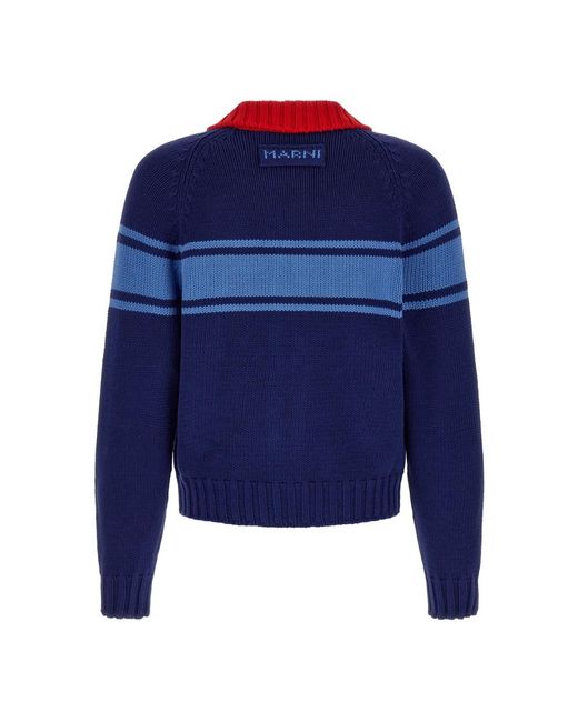 Cardigans Marni de hombre de color Blue