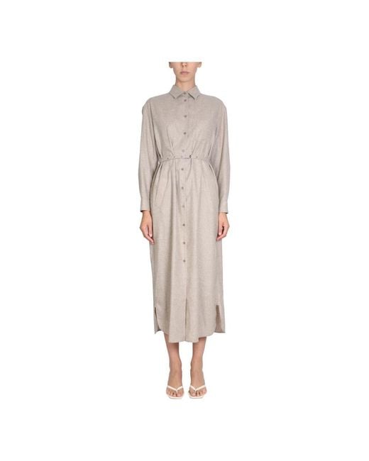 Aspesi Natural Shirt Dresses