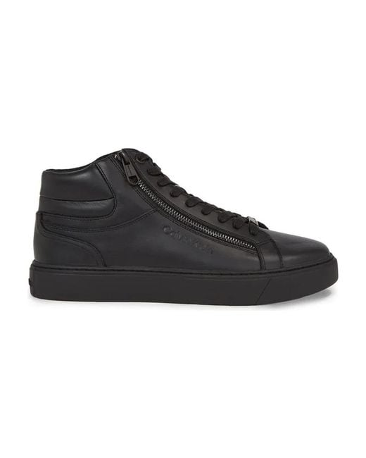 Calvin Klein Black Lace-Up Boots for men