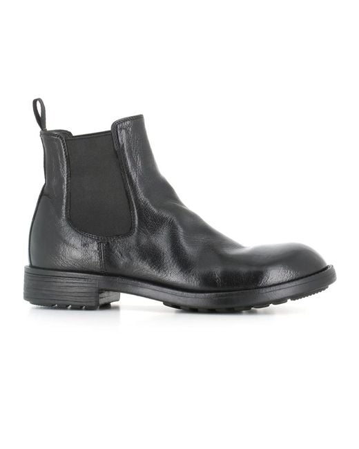 Officine Creative Chelsea Boots in het Black