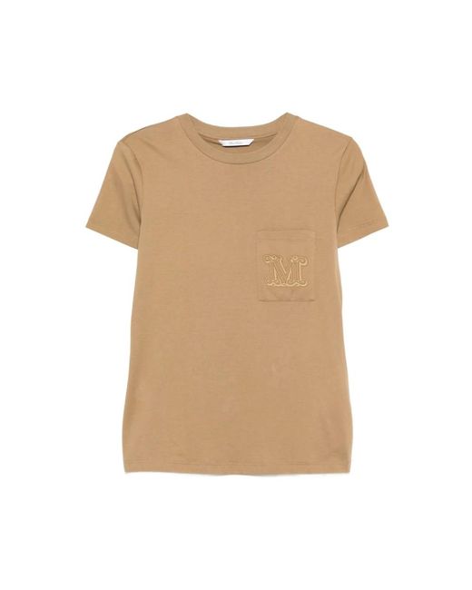 T-Shirts Max Mara de color Natural