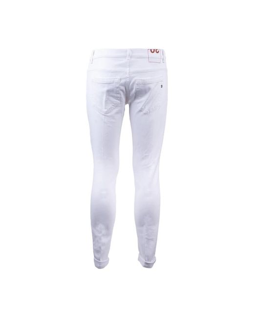 Dondup Blue Slim-Fit Trousers for men