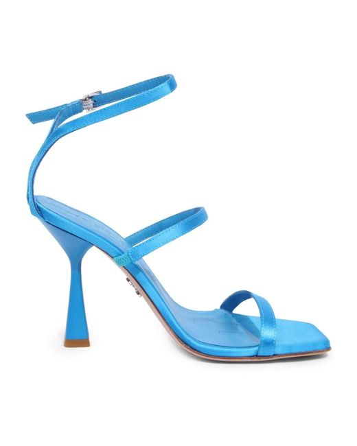 Sergio Levantesi Blue High Heel Sandals