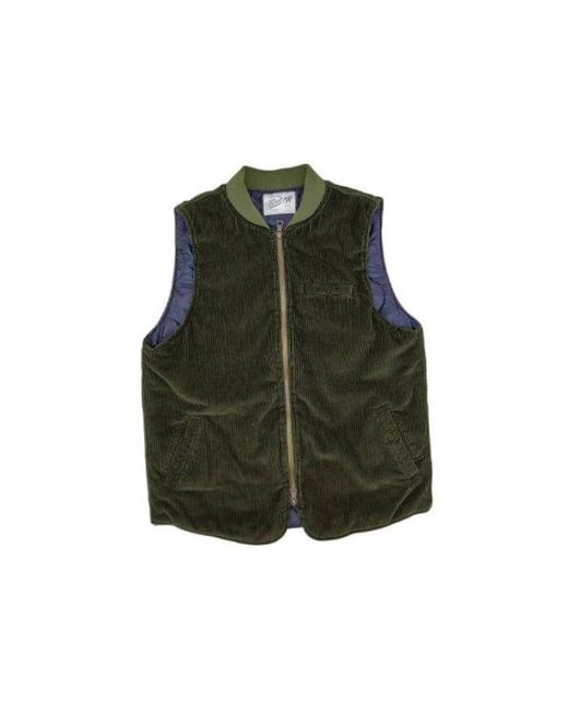 Vests Bl'ker de hombre de color Green