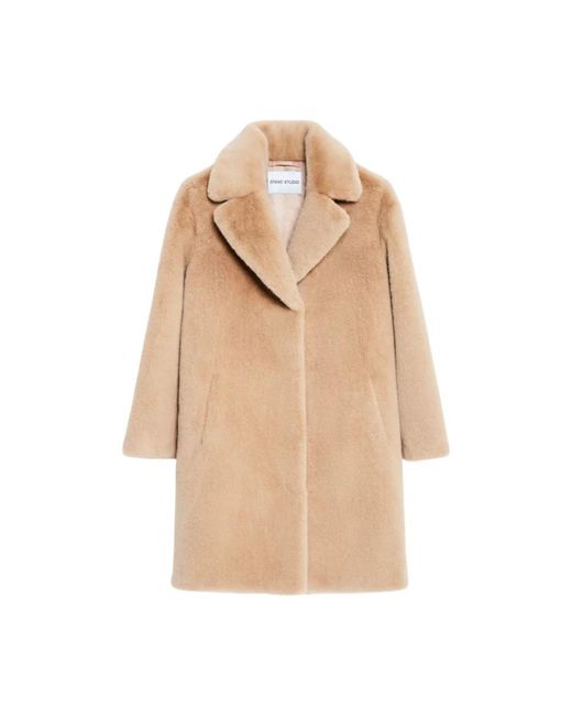 Stand Studio Women's Natural Single-Breasted Coats