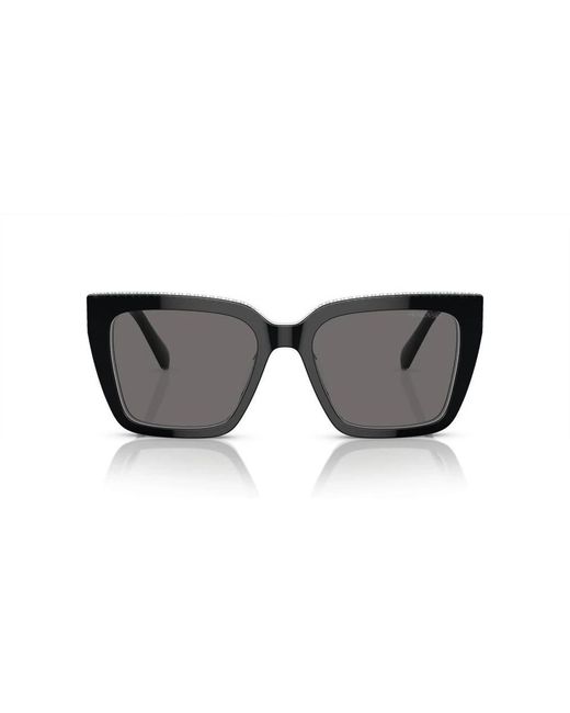 Swarovski Black Schwarz/graue sonnenbrille sk 6013
