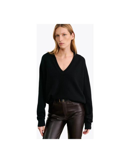 Nili Lotan Black Cashmere Knitwear