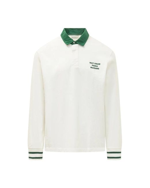 Drole de Monsieur White Polo Shirts for men
