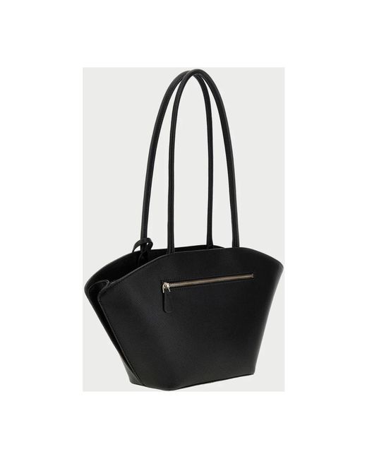Guess Black Schwarze Schulter-Satchel-Tasche