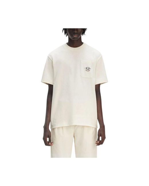 Fred Perry White T-Shirts for men