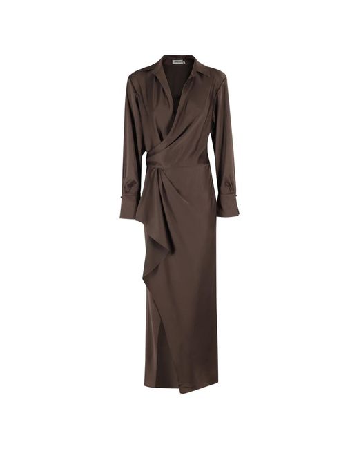 Midi Dresses Jonathan Simkhai de color Brown