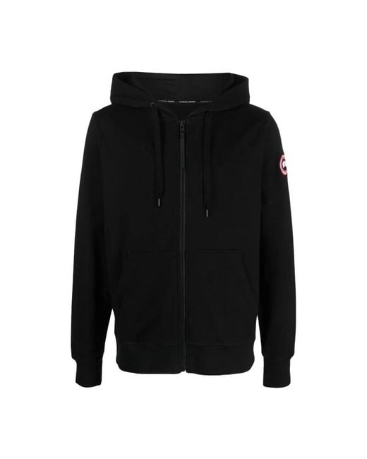 Canada Goose Men's Black Zip-Throughs