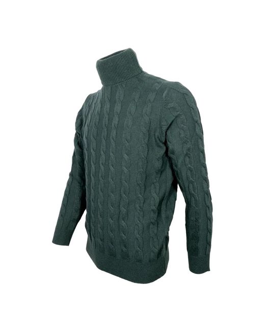Cashmere Company Green Turtlenecks for men