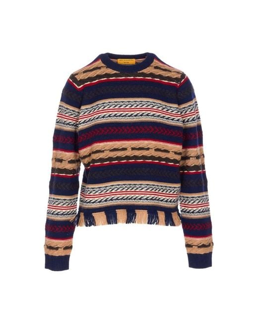 Guest In Residence Blue Round-Neck Knitwear