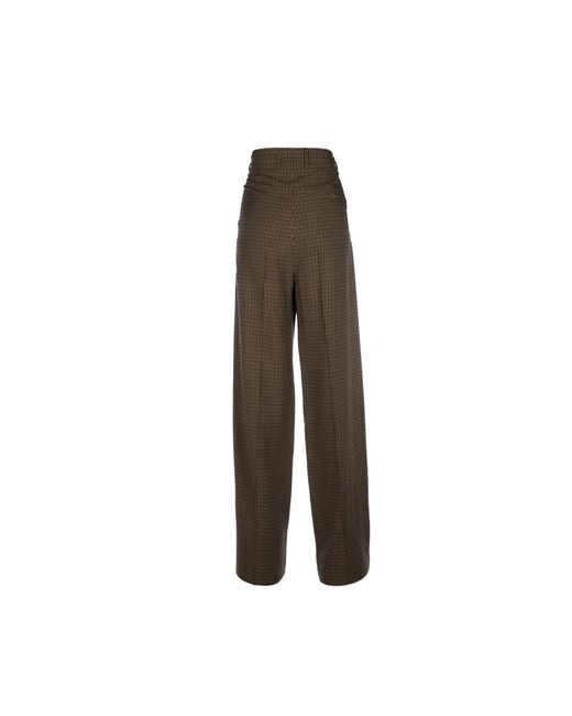 Balenciaga Brown Straight Trousers