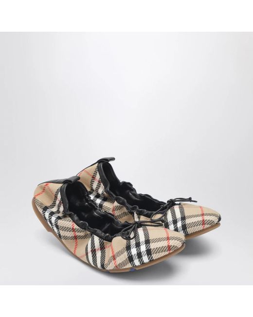 Burberry Brown Ballerinas