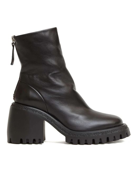 Halmanera Black Heeled Boots
