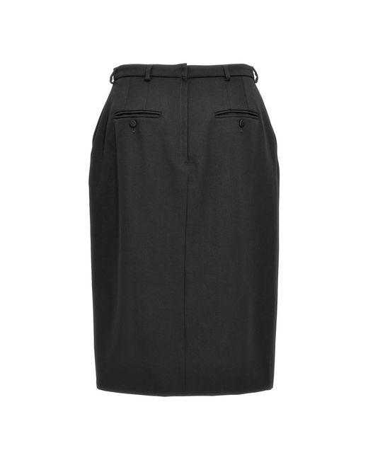 Dolce & Gabbana Black Pencil Skirts
