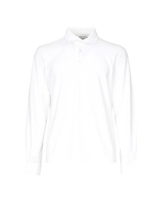 Fedeli White Polo Shirts for men
