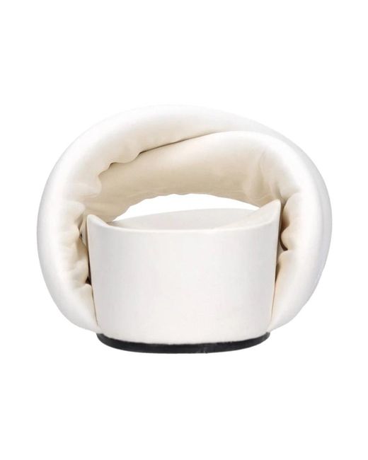 Jil Sander White Sliders