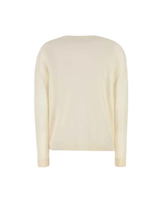 Co. White Cashmere Knitwear