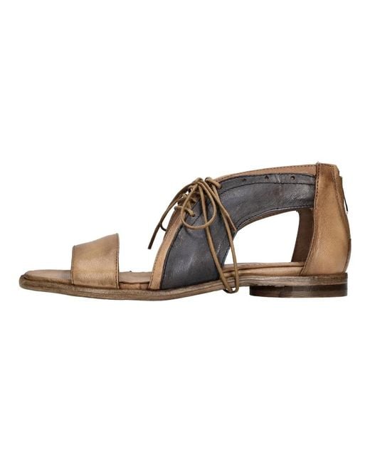 Hundred 100 Brown Flat Sandals