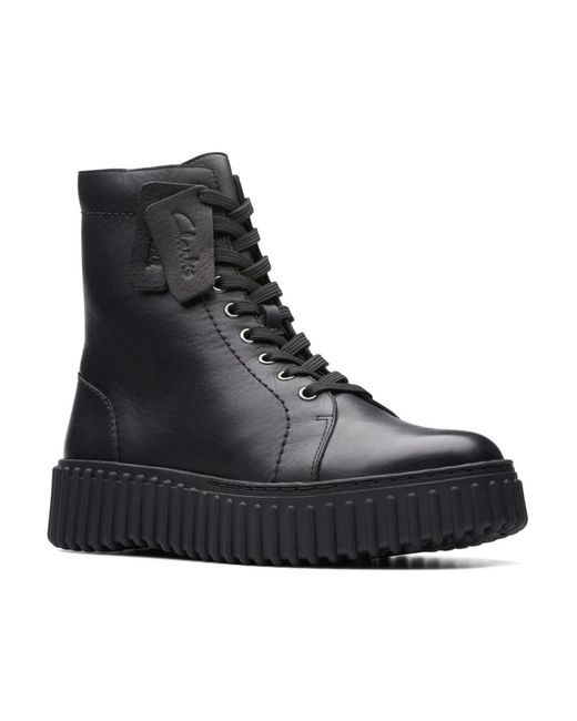 Lace-Up Boots Clarks de color Black