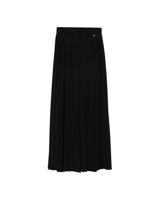 GIUSEPPE DI MORABITO Black Schwarze Plissierte High-Waist-Hose