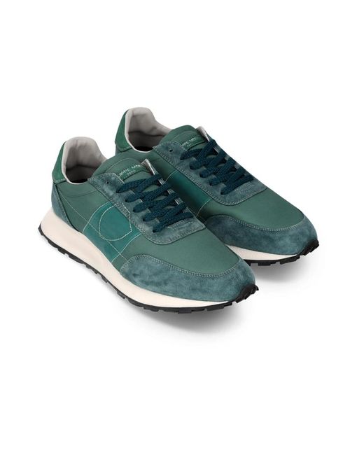 Philippe Model Green Sneakers for men