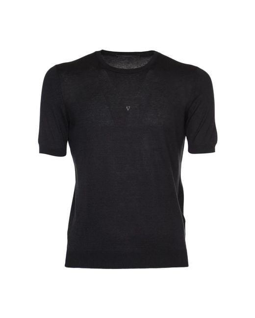 Tagliatore Stilvolle t-shirts und polos in Black für Herren