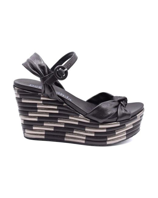 Pedro Garcia Blue Wedges