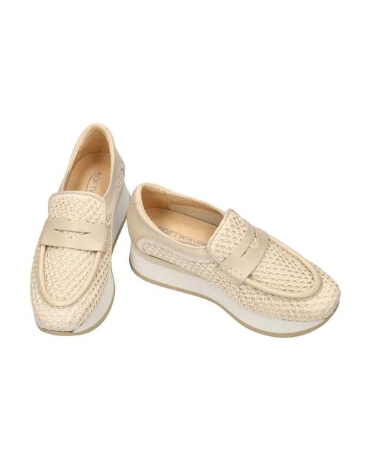 Softwaves Natural Caela Loafers