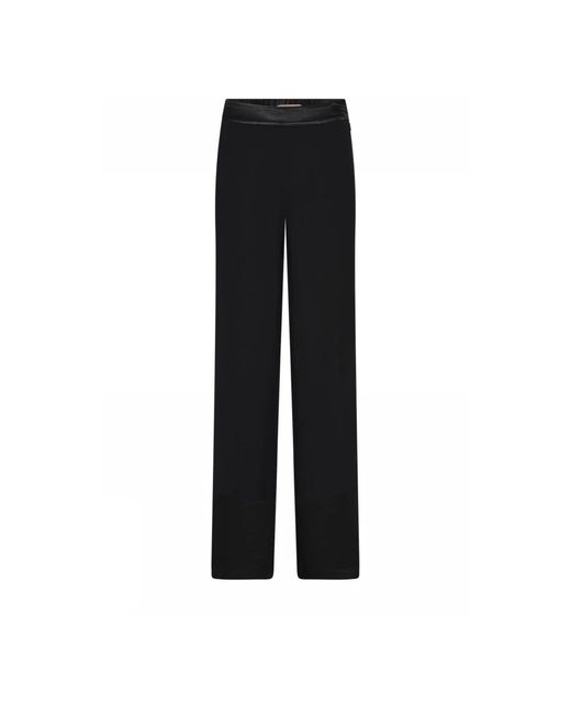 GUSTAV Black Straight Hosen