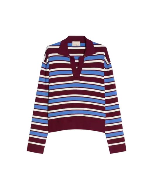 Pennyblack Blue V-Neck Knitwear