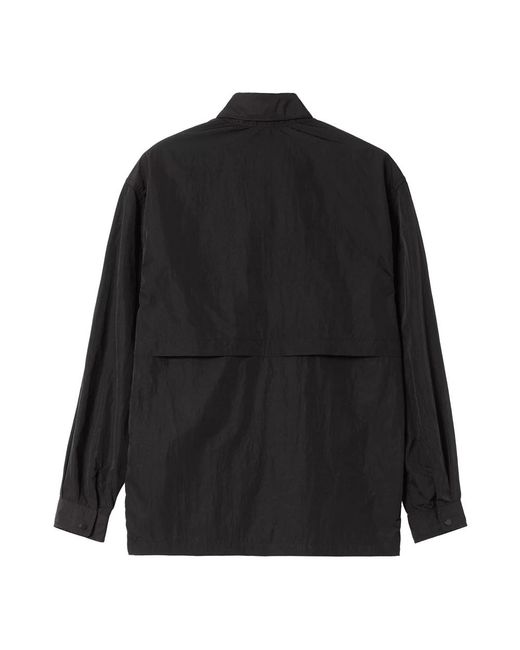 Carhartt Jassen ,Zwart ,Nylon Zwarte Lichtgewicht Overhemdjasje Met Zakken in het Black voor heren