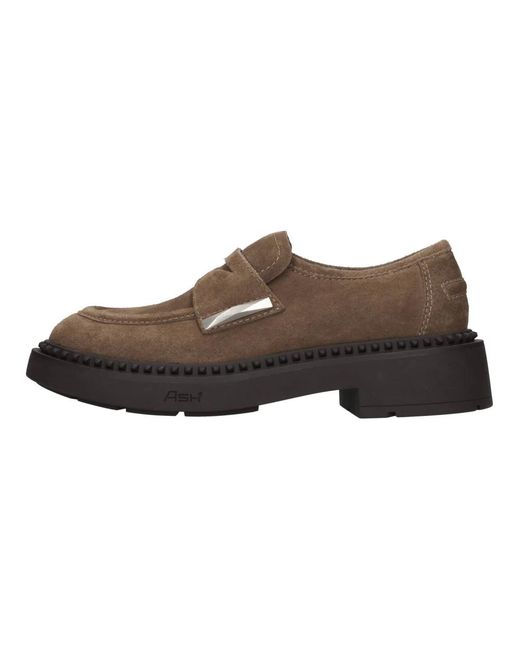 Ash Schoenen ,Bruin ,Suède Platte Schoenen Bruin in het Brown