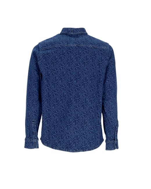 DOLLY NOIRE Blue Casual Shirts for men
