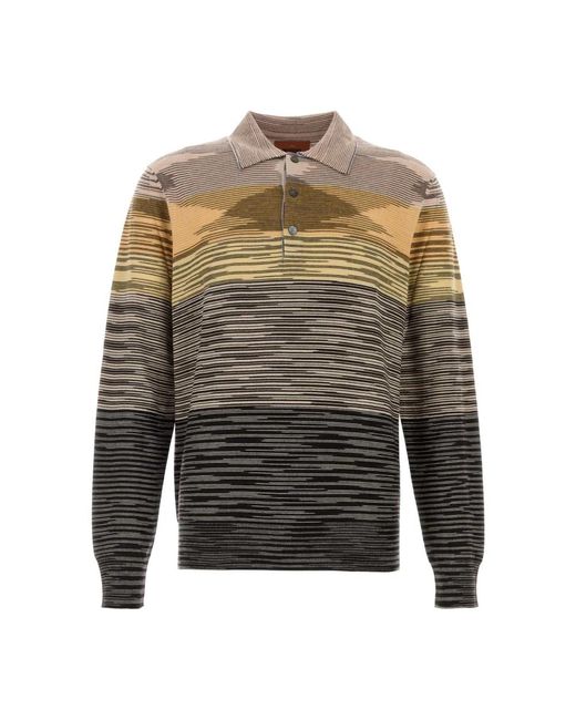 Missoni Gray Polo Shirts for men