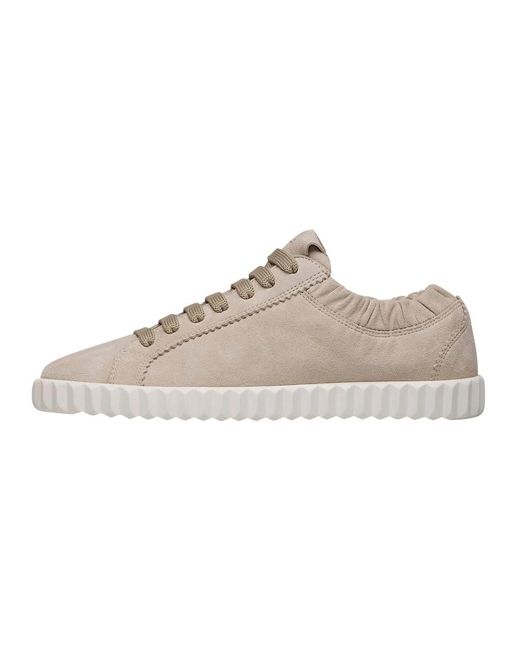 Sneakers in suede gilly di Voile Blanche in Natural