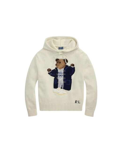 Polo Ralph Lauren White Round-Neck Knitwear