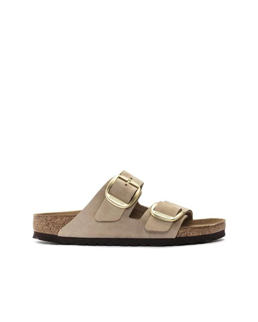 Birkenstock Brown Sliders