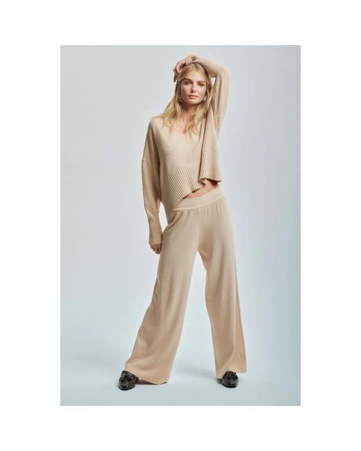 V-Neck Knitwear Kocca en coloris Natural