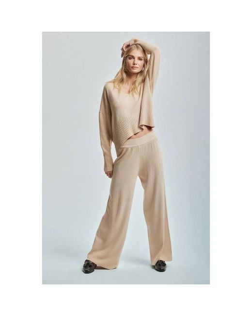 Kocca Natural Jumper mit dezentem drapieren