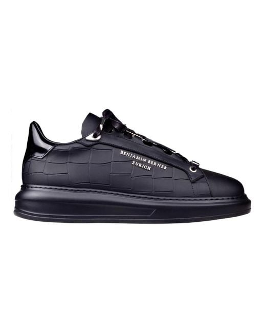 Benjamin Berner Blue Sneakers for men