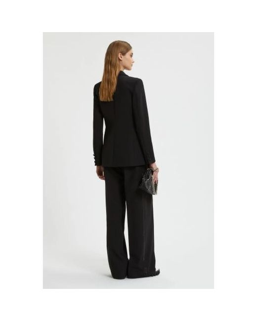 Ermanno Scervino Black Schwarzer blazer mit strass