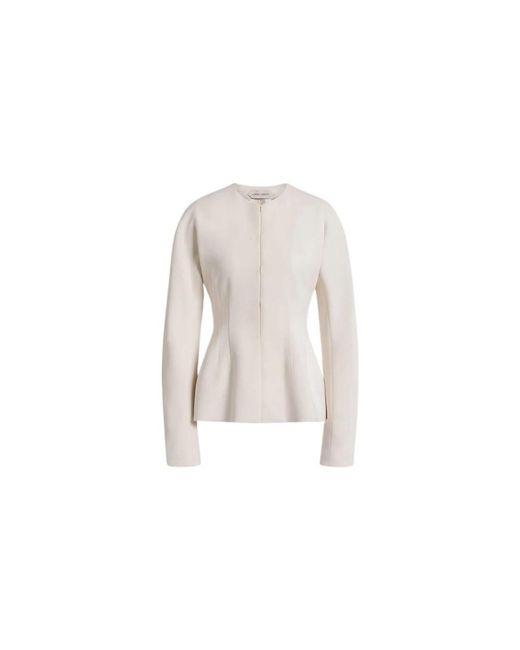 Alberta Ferretti White Blazers