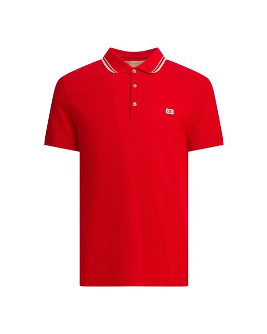 Valentino Red Polo Shirts for men