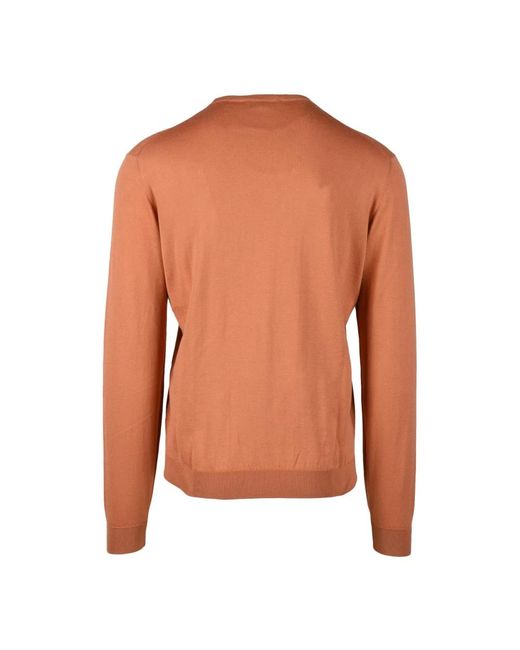 Round-Neck Knitwear FILIPPO DE LAURENTIIS de hombre de color Orange