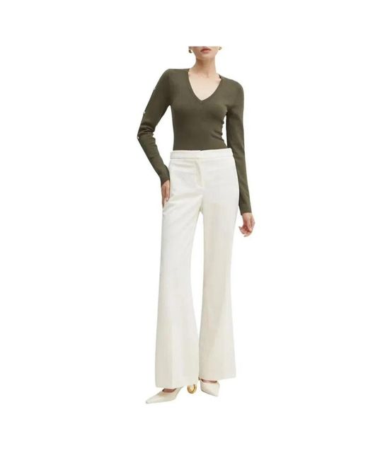 Marciano White V-Neck Knitwear