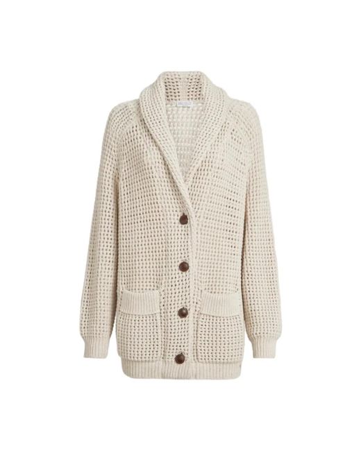 Cardigans Brunello Cucinelli de color White